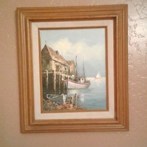 8x10 nautical painting.